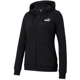 Puma Bluza damska Puma ESS Small Logo Full-Zip Hoodie TR czarna 586813 01