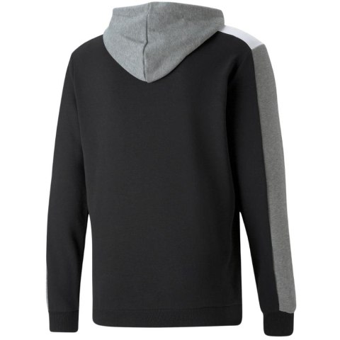 Puma Bluza męska Puma ESS+ Block Hoodie TR szaro-czarna 847428 01 Puma Bluza męska Puma ESS+ Block Hoodie TR szaro-czarna 847428 01