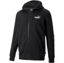 Puma Bluza męska Puma ESS+ Tape Full-Zip Hoodie TR czarna 848768 01