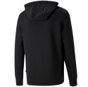 Puma Bluza męska Puma ESS+ Tape Full-Zip Hoodie TR czarna 848768 01