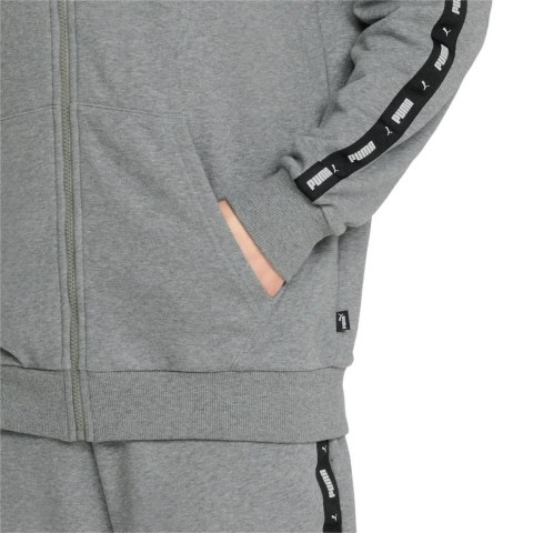 Puma Bluza męska Puma ESS+ Tape Full-Zip Hoodie TR szara 848768 03 Puma Bluza męska Puma ESS+ Tape Full-Zip Hoodie TR szara 848768 03