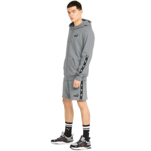 Puma Bluza męska Puma ESS+ Tape Full-Zip Hoodie TR szara 848768 03 Puma Bluza męska Puma ESS+ Tape Full-Zip Hoodie TR szara 848768 03