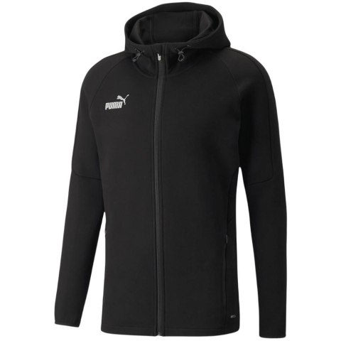 Puma Bluza męska Puma teamFINAL Casuals Hooded Jkt czarna 657383 03