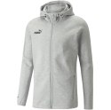 Puma Bluza męska Puma teamFINAL Casuals Hooded Jkt szara 657383 33