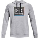 Under Armour Bluza męska Under Armour UA Rival Flc Graphic Hoodie szara 1370349 011