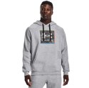 Under Armour Bluza męska Under Armour UA Rival Flc Graphic Hoodie szara 1370349 011