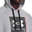 Under Armour Bluza męska Under Armour UA Rival Flc Graphic Hoodie szara 1370349 011