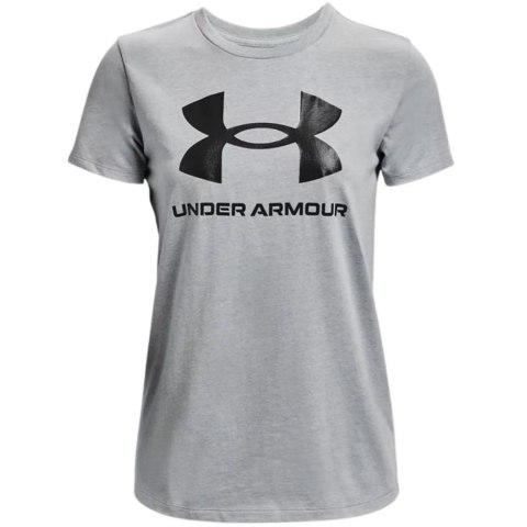 Under Armour Koszulka damska Under Armour Live Sportstyle Graphic Ssc szara 1356305 016