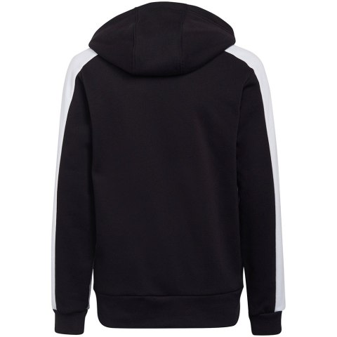 Adidas Bluza dla dzieci adidas U CB FL Hoodie czarno-szara HC5658 Adidas Bluza dla dzieci adidas U CB FL Hoodie czarno-szara HC5658