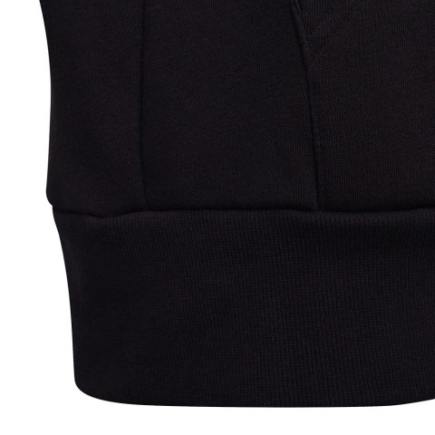 Adidas Bluza dla dzieci adidas U CB FL Hoodie czarno-szara HC5658 Adidas Bluza dla dzieci adidas U CB FL Hoodie czarno-szara HC5658