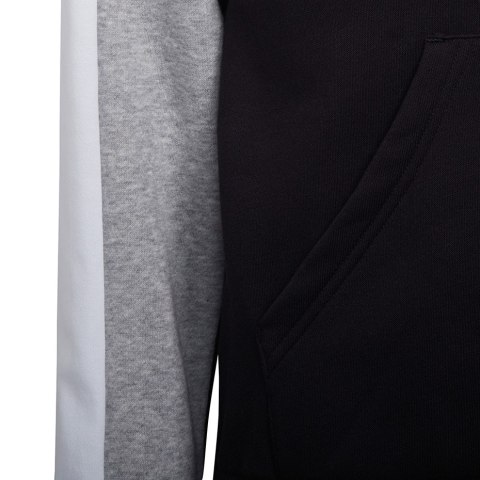 Adidas Bluza dla dzieci adidas U CB FL Hoodie czarno-szara HC5658 Adidas Bluza dla dzieci adidas U CB FL Hoodie czarno-szara HC5658