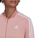 Adidas Dres damski adidas Essentials 3-Stripes Track Suit różowy HD4301