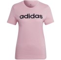 Adidas Koszulka damska adidas Loungwear Essentials Slim Logo Tee różowa HD1681