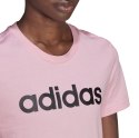 Adidas Koszulka damska adidas Loungwear Essentials Slim Logo Tee różowa HD1681