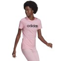 Adidas Koszulka damska adidas Loungwear Essentials Slim Logo Tee różowa HD1681