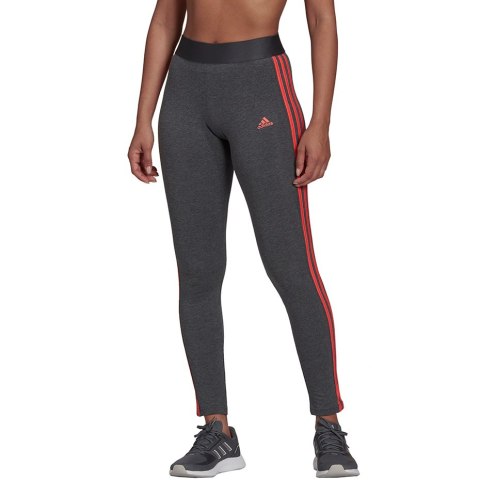 Adidas Legginsy damskie adidas Loungewear Essentials 3-Stripes szare HD1831 Adidas Legginsy damskie adidas Loungewear Essentials 3-Stripes szare HD1831