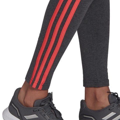Adidas Legginsy damskie adidas Loungewear Essentials 3-Stripes szare HD1831 Adidas Legginsy damskie adidas Loungewear Essentials 3-Stripes szare HD1831