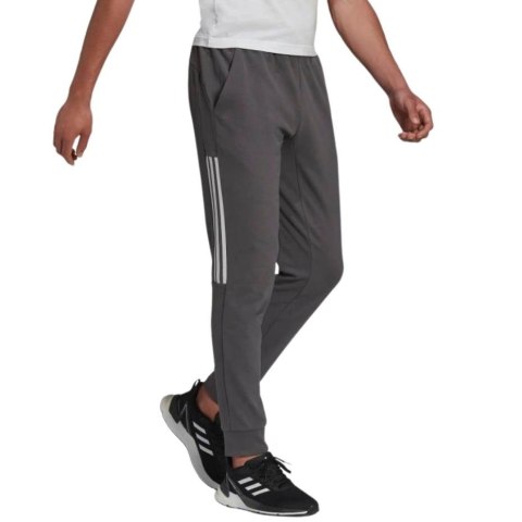 Adidas Spodnie męskie adidas Aeroready Motion Sport Pants szare HC0648 Adidas Spodnie męskie adidas Aeroready Motion Sport Pants szare HC0648