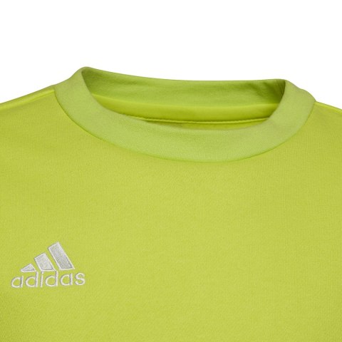 Adidas teamwear Bluza dla dzieci adidas Entrada 22 Sweat Top limonkowa HC5043 Adidas teamwear Bluza dla dzieci adidas Entrada 22 Sweat Top limonkowa HC5043