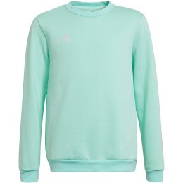 Adidas teamwear Bluza dla dzieci adidas Entrada 22 Sweat Top miętowa HC5042