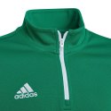 Adidas teamwear Bluza dla dzieci adidas Entrada 22 Training Top zielona HI2132