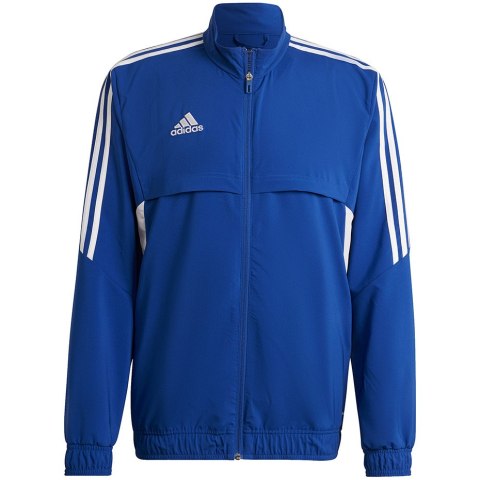 Adidas teamwear Bluza męska adidas Condivo 22 Presentation Jacket niebieska HA6245