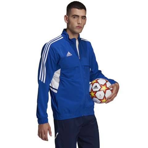 Adidas teamwear Bluza męska adidas Condivo 22 Presentation Jacket niebieska HA6245 Adidas teamwear Bluza męska adidas Condivo 22 Presentation Jacket niebieska HA6245