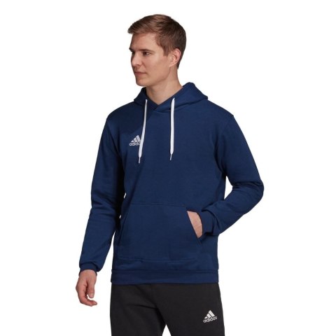 Adidas teamwear Bluza męska adidas Entrada 22 Hoody granatowa H57513 Adidas teamwear Bluza męska adidas Entrada 22 Hoody granatowa H57513