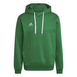 Adidas teamwear Bluza męska adidas Entrada 22 Sweat Hoodie zielona HI2141