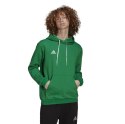 Adidas teamwear Bluza męska adidas Entrada 22 Sweat Hoodie zielona HI2141