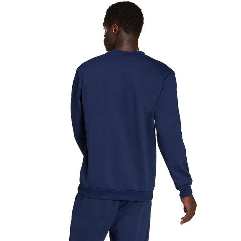 Adidas teamwear Bluza męska adidas Entrada 22 Sweat Top granatowa H57480 Adidas teamwear Bluza męska adidas Entrada 22 Sweat Top granatowa H57480