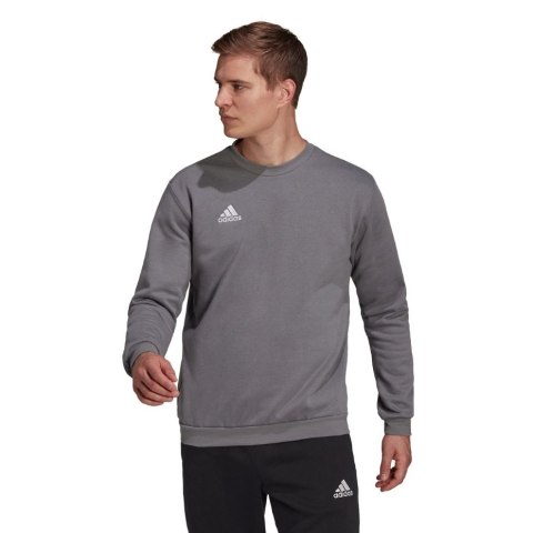 Adidas teamwear Bluza męska adidas Entrada 22 Sweat Top szara H57479 Adidas teamwear Bluza męska adidas Entrada 22 Sweat Top szara H57479
