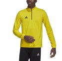 Adidas teamwear Bluza męska adidas Entrada 22 Training Top żółta HI2128