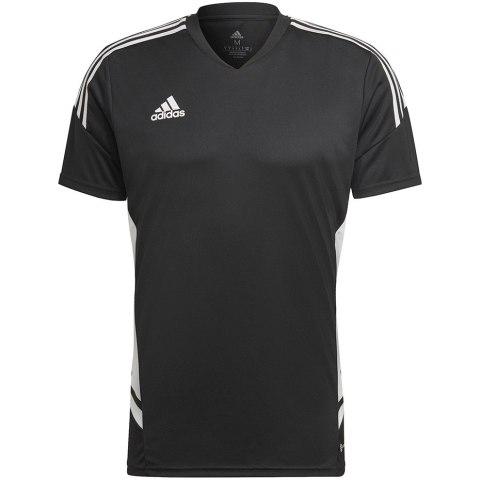 Adidas teamwear Koszulka męska adidas Condivo 22 Jersey czarna H21254 Adidas teamwear Koszulka męska adidas Condivo 22 Jersey czarna H21254