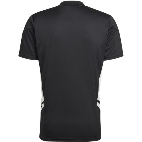 Adidas teamwear Koszulka męska adidas Condivo 22 Jersey czarna H21254 Adidas teamwear Koszulka męska adidas Condivo 22 Jersey czarna H21254