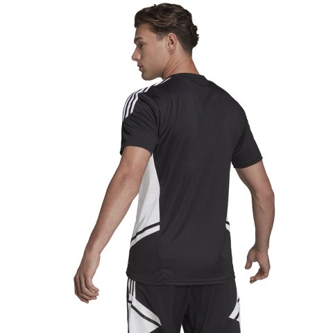 Adidas teamwear Koszulka męska adidas Condivo 22 Jersey czarna H21254 Adidas teamwear Koszulka męska adidas Condivo 22 Jersey czarna H21254