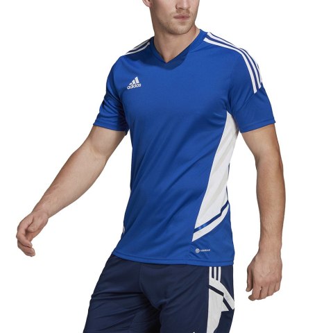 Adidas teamwear Koszulka męska adidas Condivo 22 Jersey niebieska HA6285 Adidas teamwear Koszulka męska adidas Condivo 22 Jersey niebieska HA6285