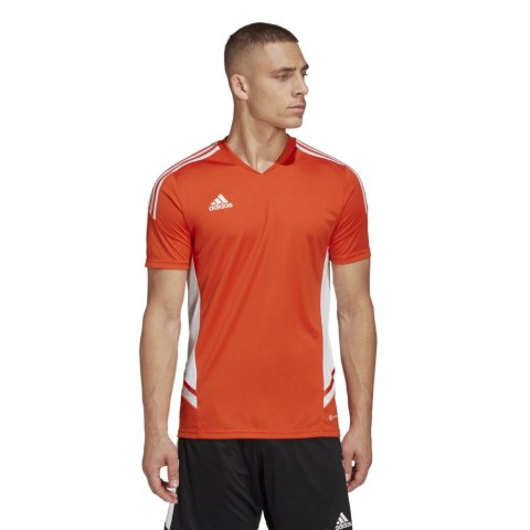 Adidas teamwear Koszulka męska adidas Condivo 22 Jersey pomarańczowa HE3059 Adidas teamwear Koszulka męska adidas Condivo 22 Jersey pomarańczowa HE3059