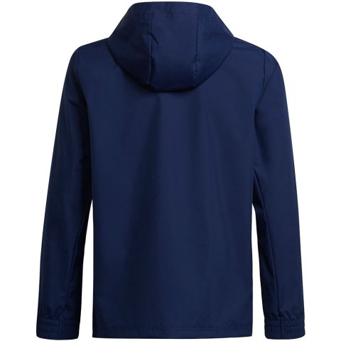 Adidas teamwear Kurtka dla dzieci adidas Entrada 22 All Weather granatowa H57511 Adidas teamwear Kurtka dla dzieci adidas Entrada 22 All Weather granatowa H57511