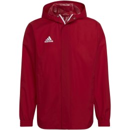 Adidas teamwear Kurtka męska adidas Entrada 22 All Weather Jacket czerwona HG6299