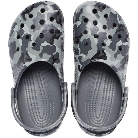 Crocs Chodaki Crocs Classic Printed Camo moro - szare 206454 0IE Crocs Chodaki Crocs Classic Printed Camo moro - szare 206454 0IE