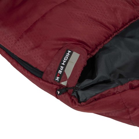 High Peak Śpiwór High Peak Redwood 3 220x80x50 cm bordowo-szary 23085 High Peak Śpiwór High Peak Redwood 3 220x80x50 cm bordowo-szary 23085
