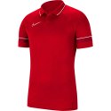 Nike Team Koszulka dla dzieci Nike Dri-FIT Academy 21 Polo SS czerwona CW6106 657