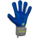 Reusch Rękawice bramkarskie Reusch Attrakt Freegel Silver Finger Support Junior szaro-niebieskie 5272230 6006