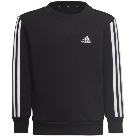 Adidas Bluza dla dzieci adidas Essentials 3 Stripes czarna H65788 Adidas Bluza dla dzieci adidas Essentials 3 Stripes czarna H65788