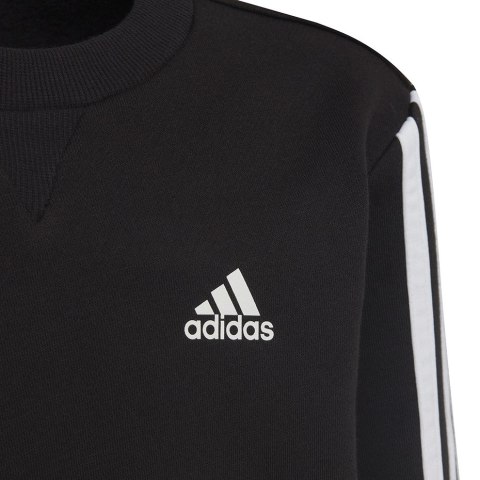 Adidas Bluza dla dzieci adidas Essentials 3 Stripes czarna H65788 Adidas Bluza dla dzieci adidas Essentials 3 Stripes czarna H65788