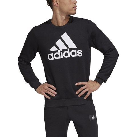Adidas Bluza męska adidas Essentials Big Logo czarna GK9074 Adidas Bluza męska adidas Essentials Big Logo czarna GK9074
