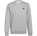 Adidas Bluza męska adidas Essentials Fleece Sweatshirt szara H12221