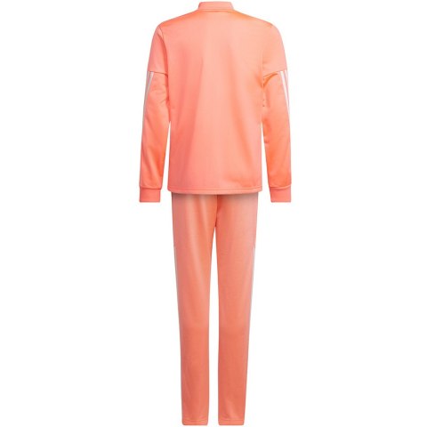 Adidas Dres dla dzieci adidas Aeroready 3-Stripes Polyester Track Suit brzoskwiniowy HD4414 Adidas Dres dla dzieci adidas Aeroready 3-Stripes Polyester Track Suit brzoskwiniowy HD4414