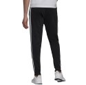 Adidas Spodnie męskie adidas Primegreen Essentials Warm-Up Tapered 3-Stripes Track czarne H46105